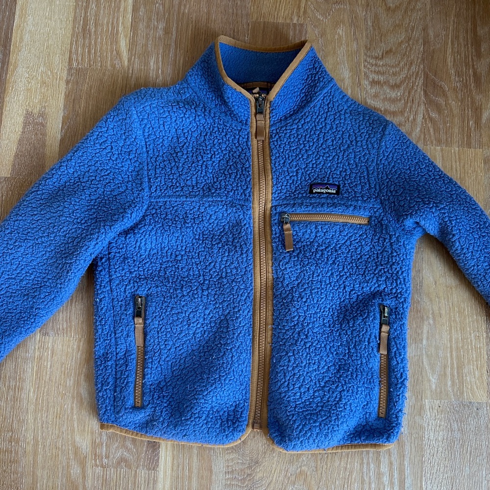 Girls Patagonia Sherpa Jacket Size S 7-8